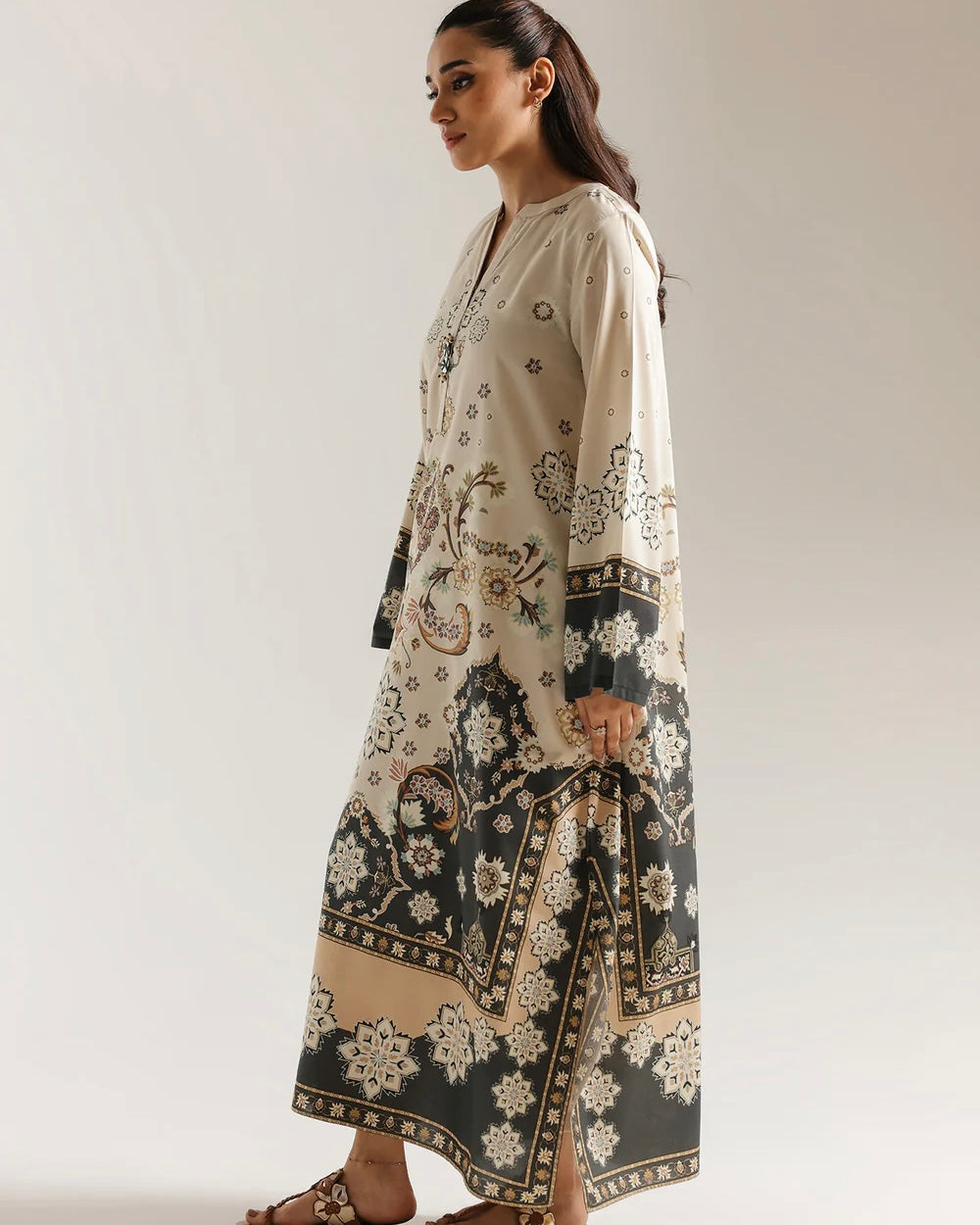 Printed  kaftan