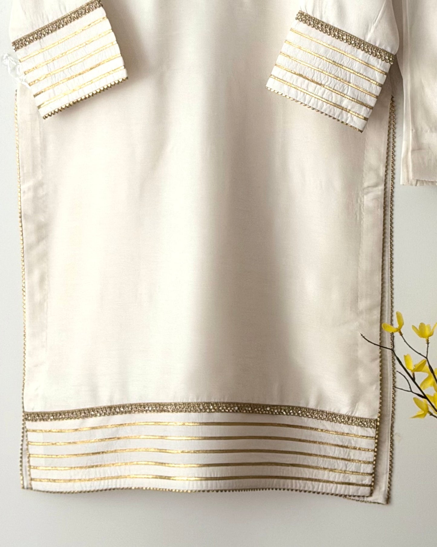 Pearl B - Korean raw silk