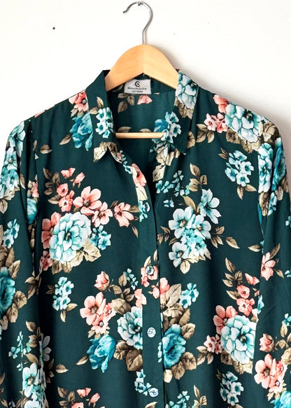 Printed georgette - long shirt