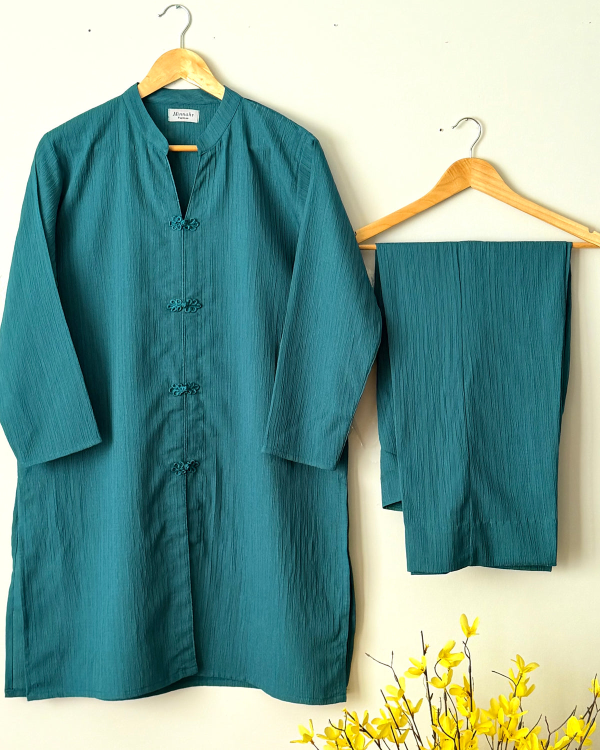 Crushed georgette - Teal