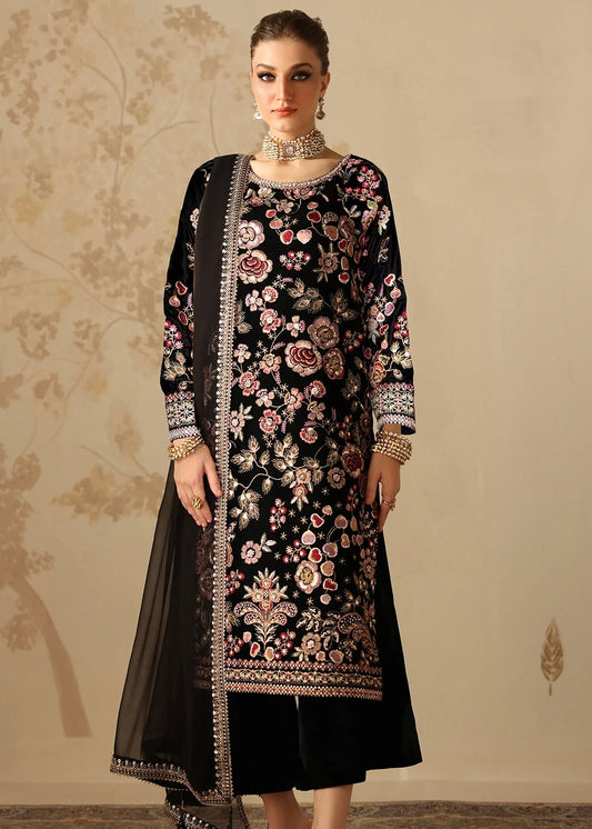Velvet embroidered suit - Baroque
