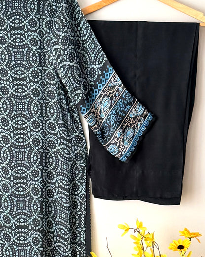 Block printed shamoze