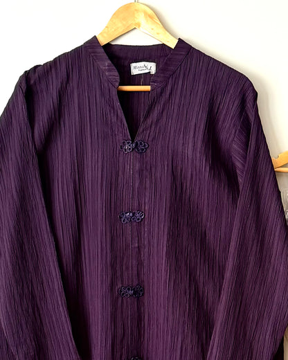 Crushed georgette - Purple