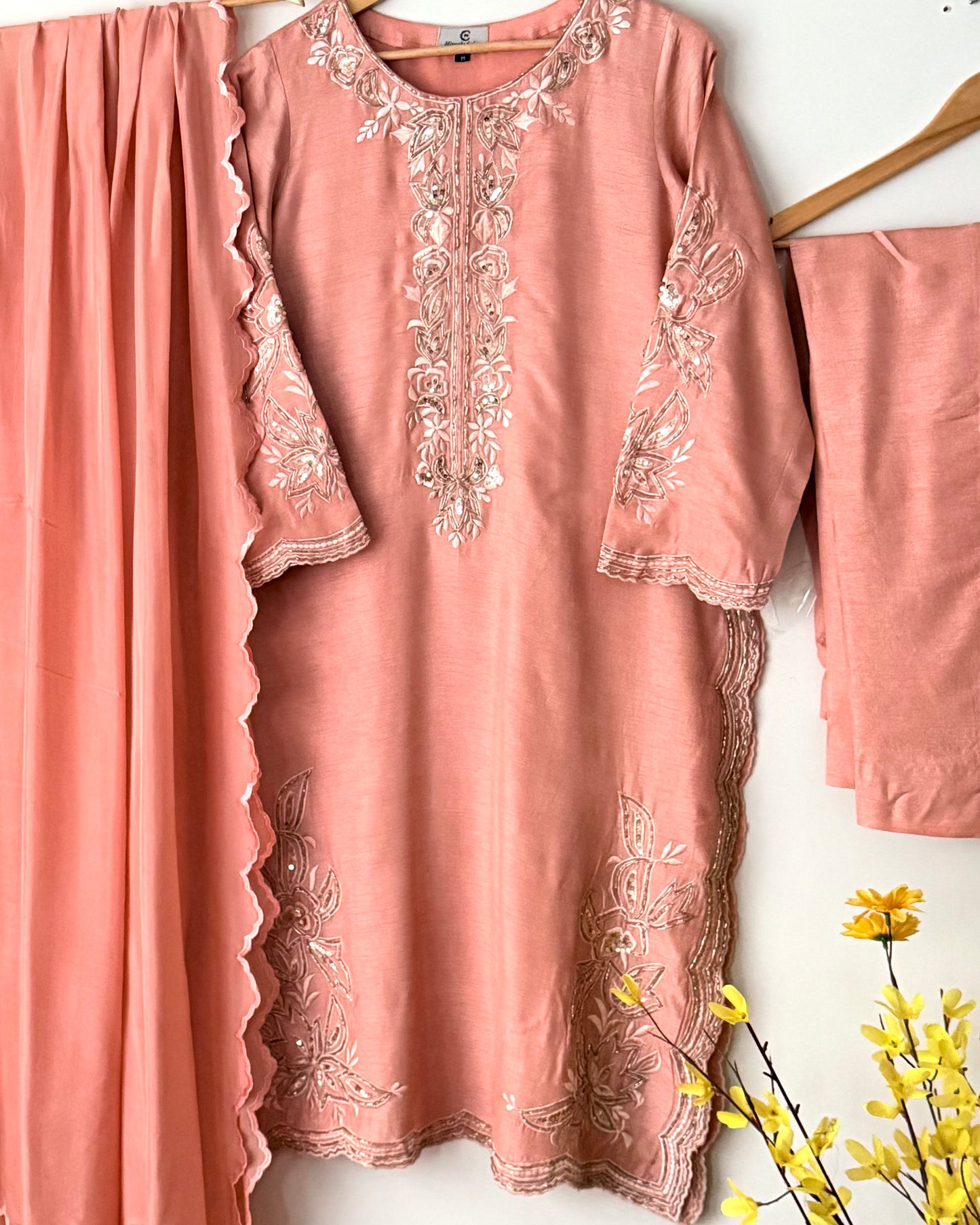 Salmon pink