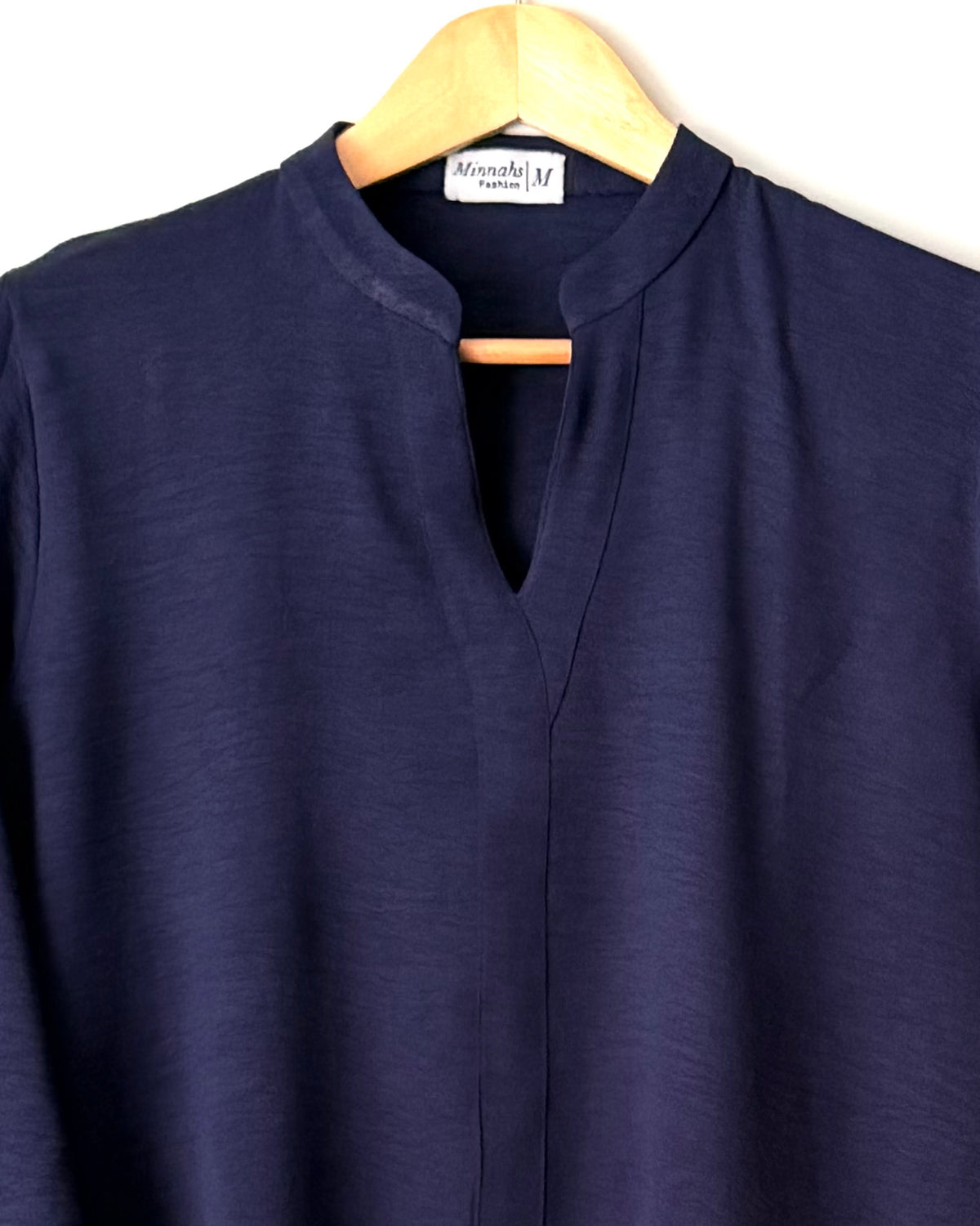 Cloud textured drape - Navy