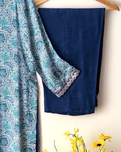 Block printed shamoze