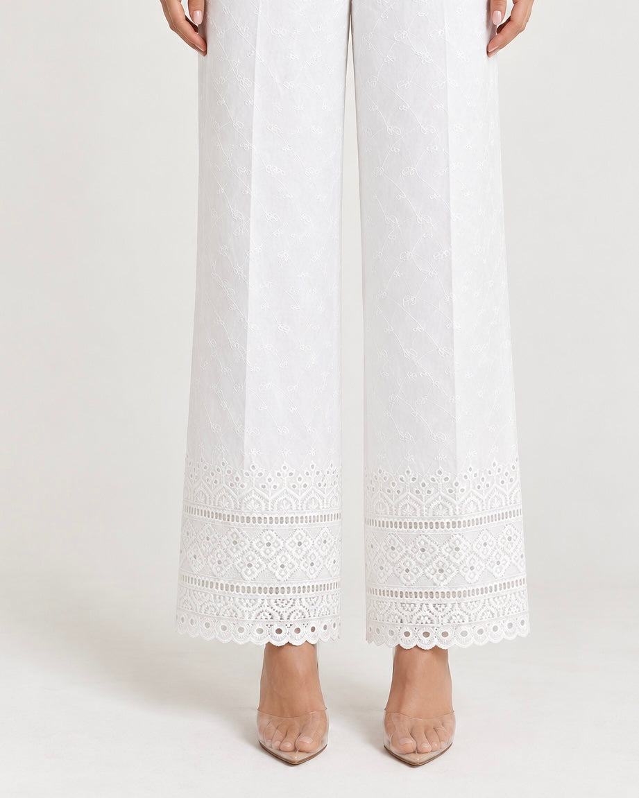 Cotton Embroidered pants