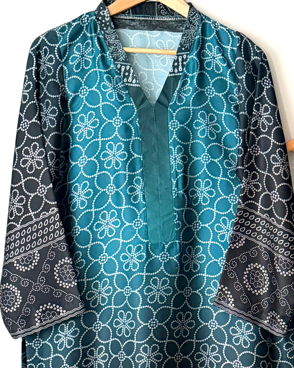 Printed silk