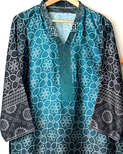 Printed silk