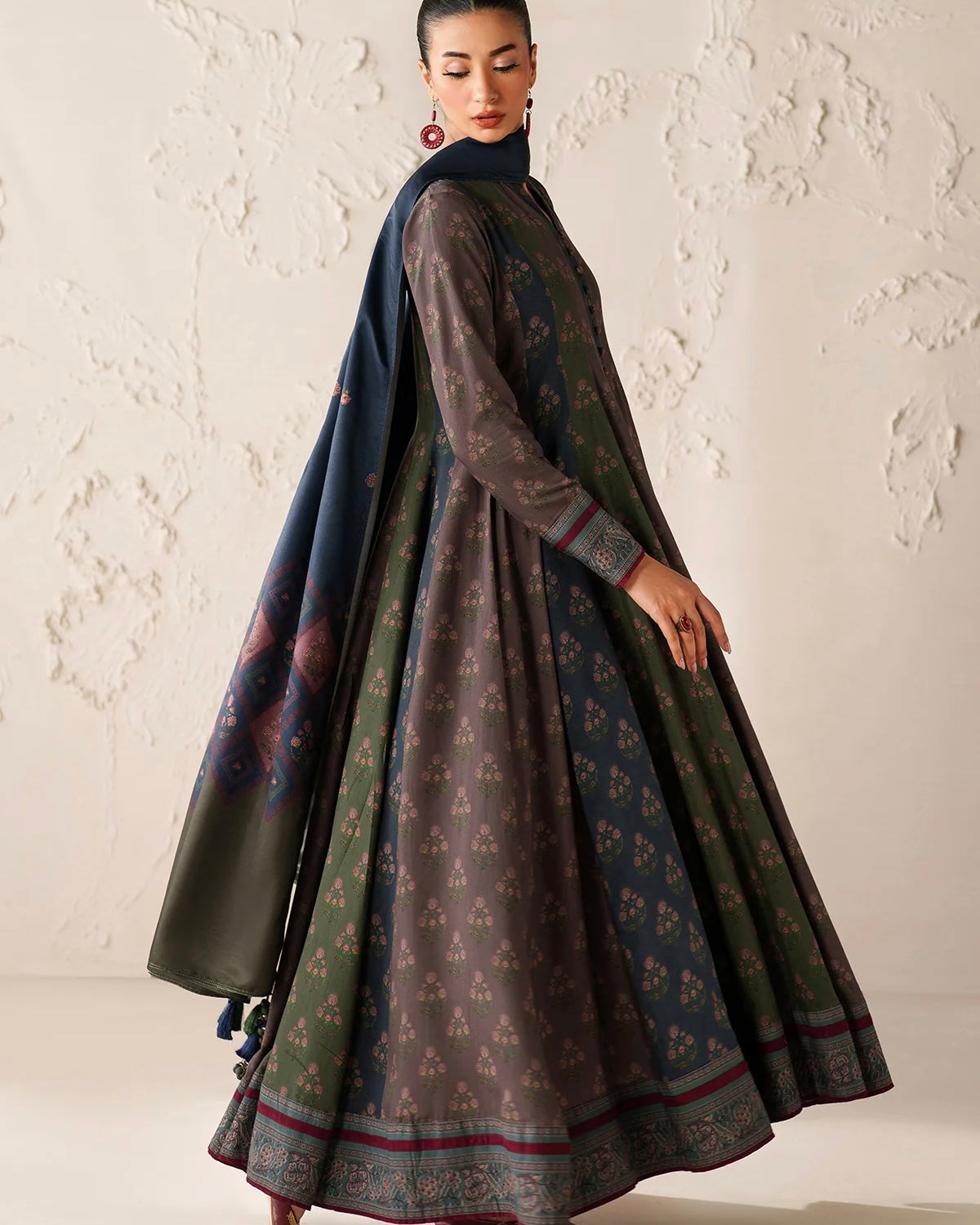 Printed viscose dress - Baroque