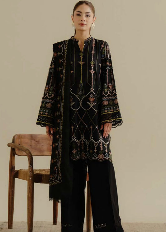 Lawn embroidered suit- Zara Shahjahan