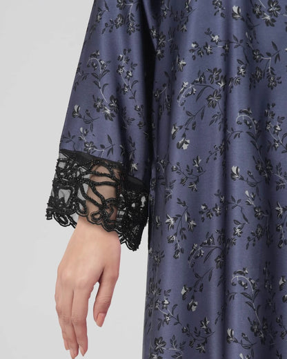 Silk embellished coord set