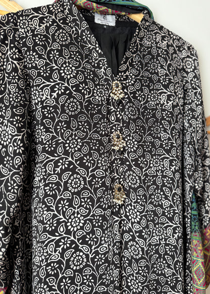 Resham -  Block printed Korean shamoze