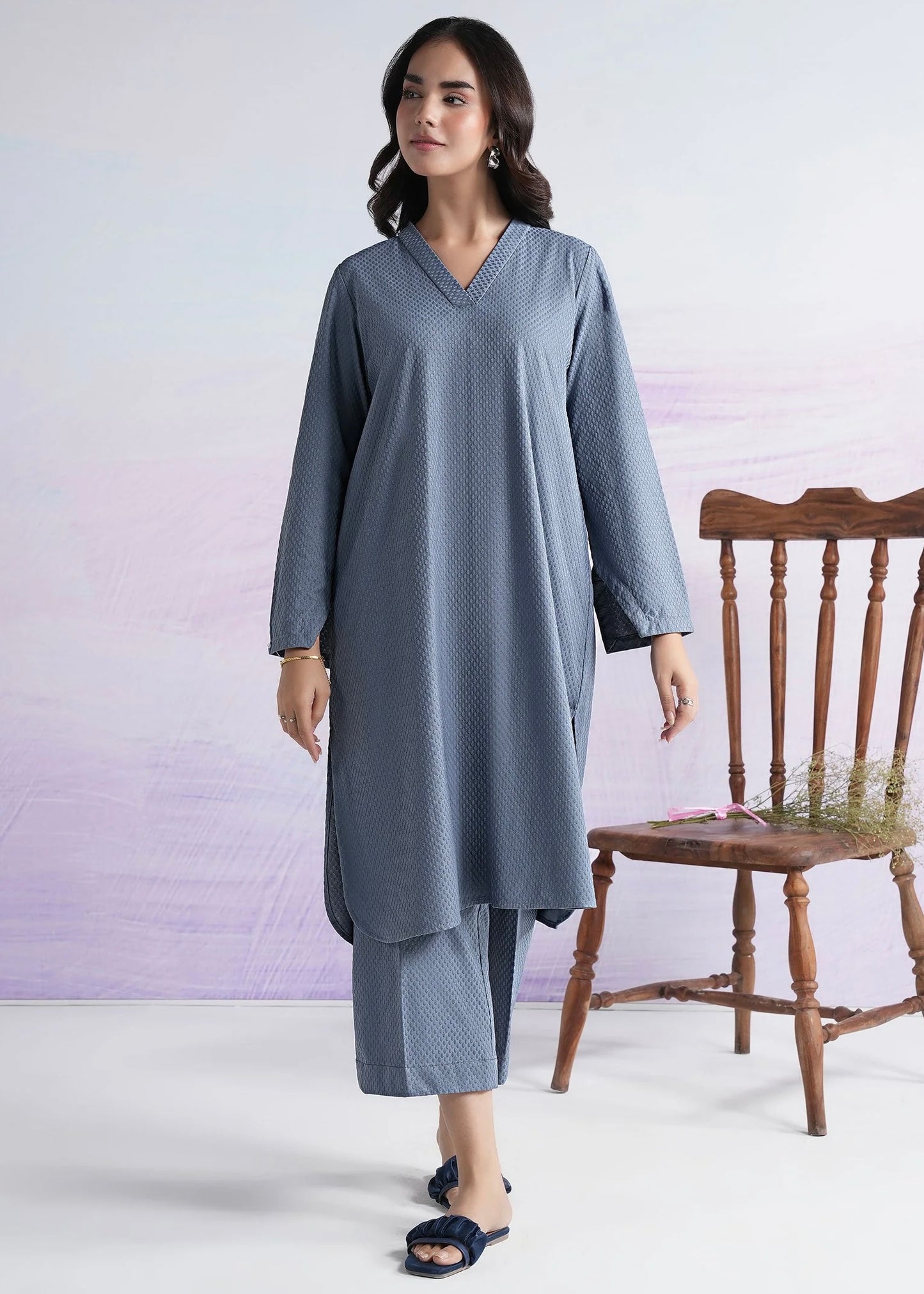 Textured knit suit - Maria b