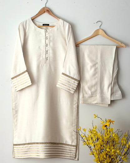 Pearl B - Korean raw silk
