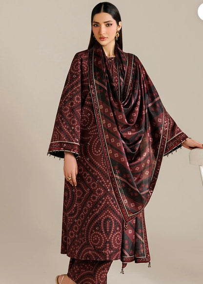 Raw silk embroidered- Jazmin