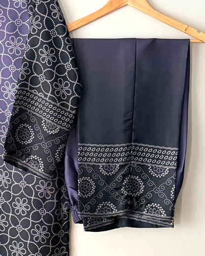 Printed silk
