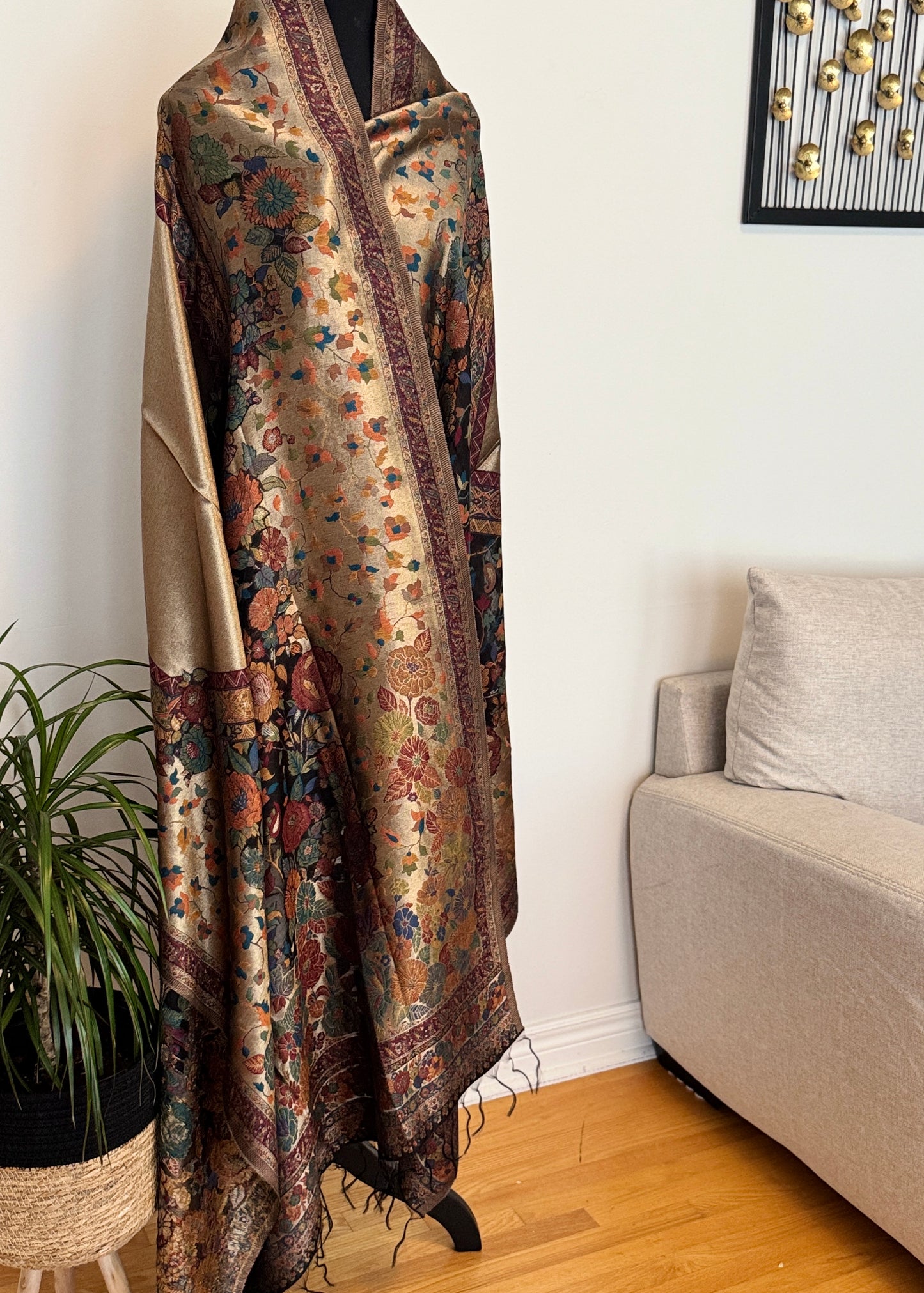 Moonlight Kani pashmina shawl