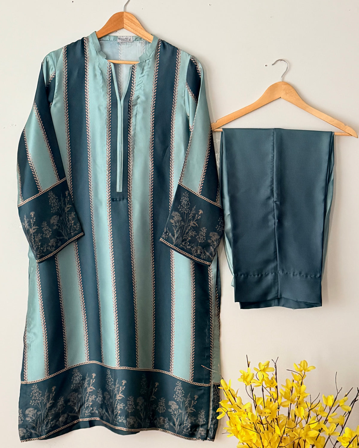 Printed silk