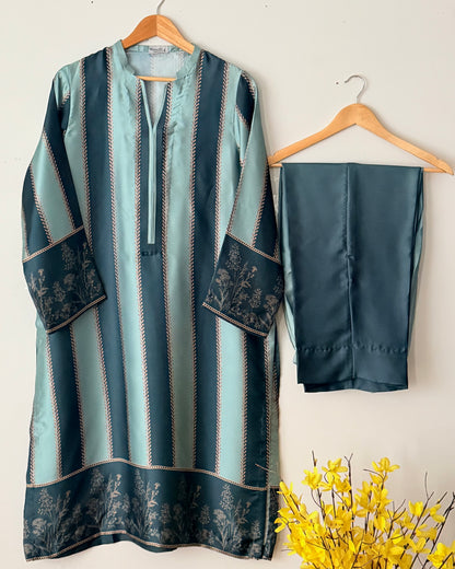 Printed silk