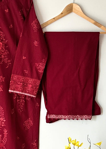 MLawn embroidered suit- Zara Shahjahan