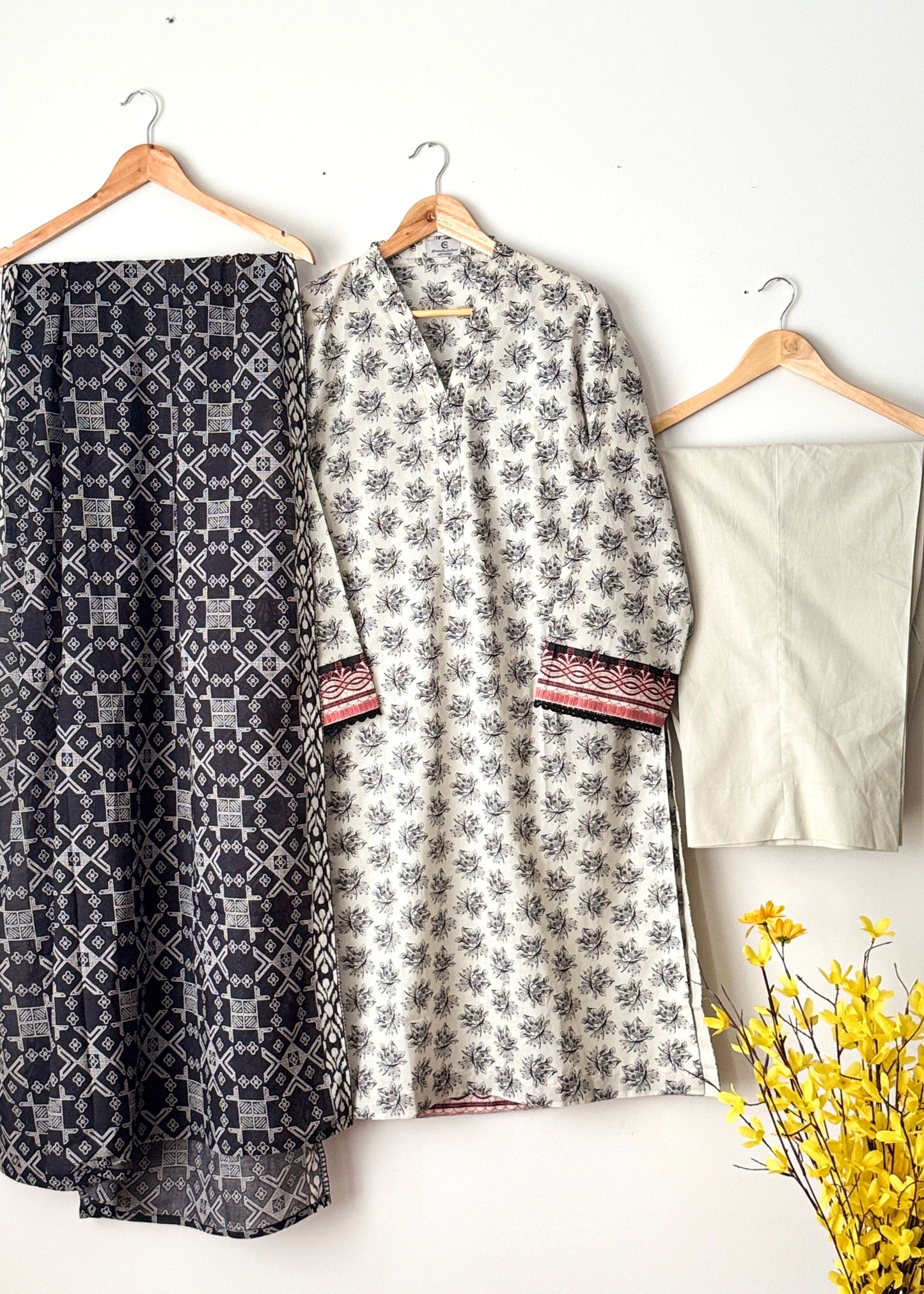 Printed lawn suit 07 - SAPPHIRE