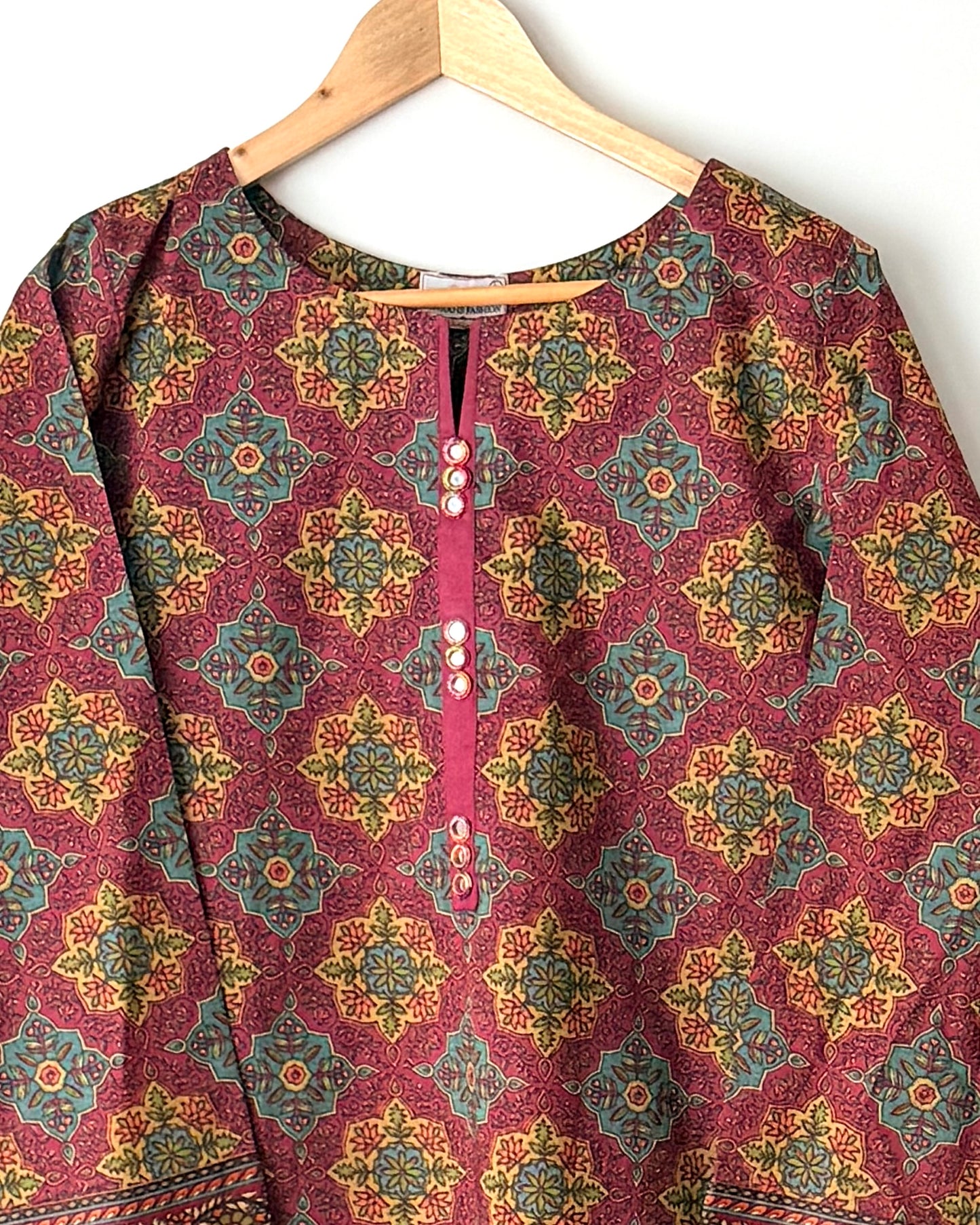 Printed lawn - Limelight