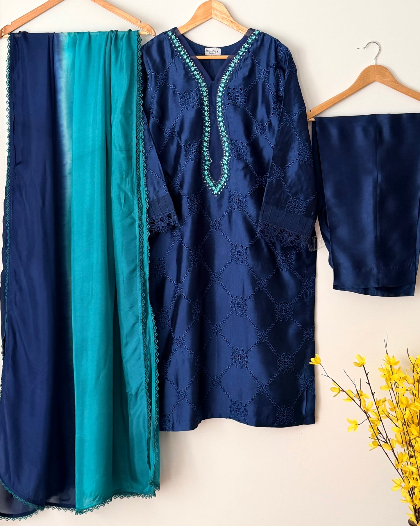 Daastan - Embroidered  sheesha silk