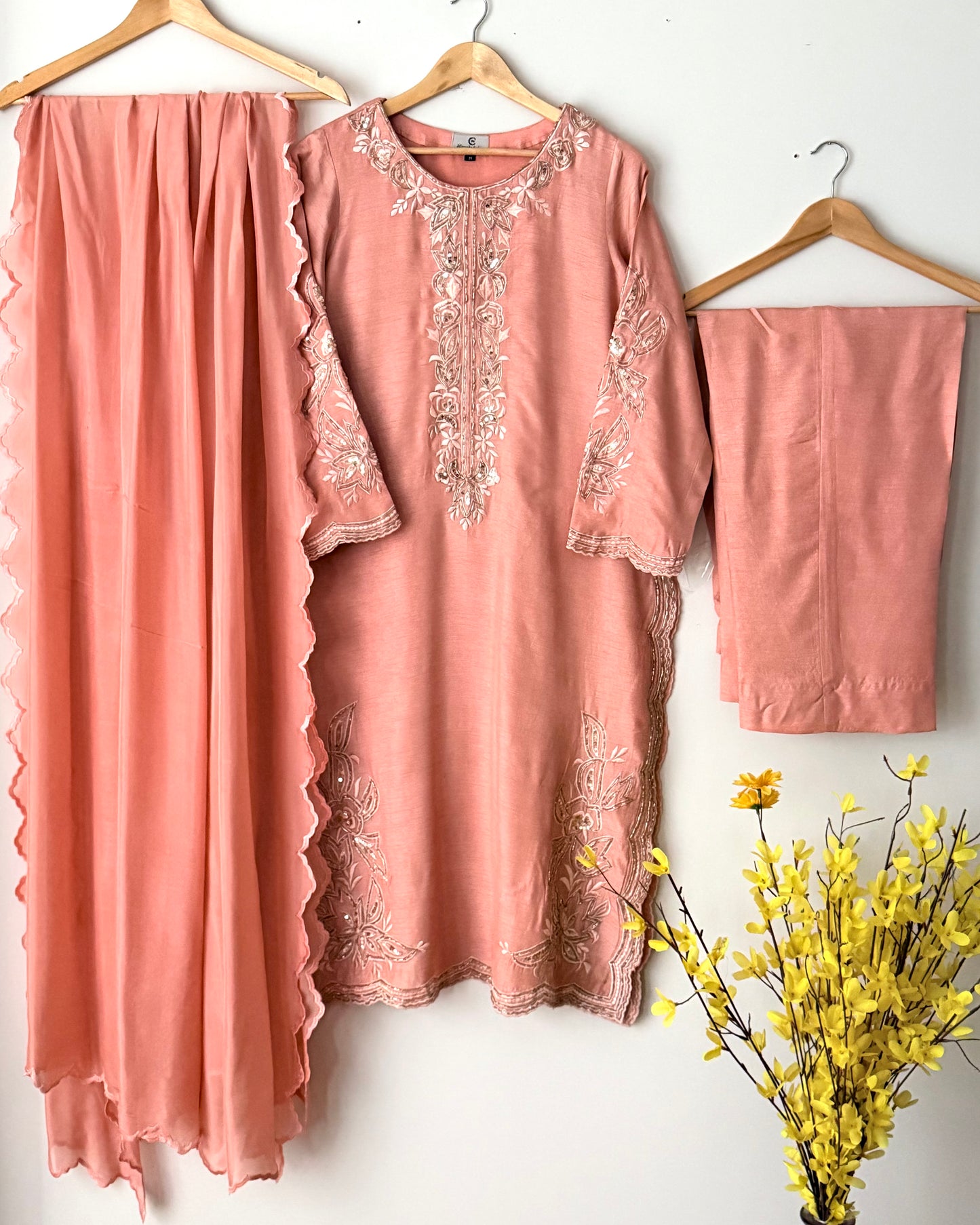 Salmon pink