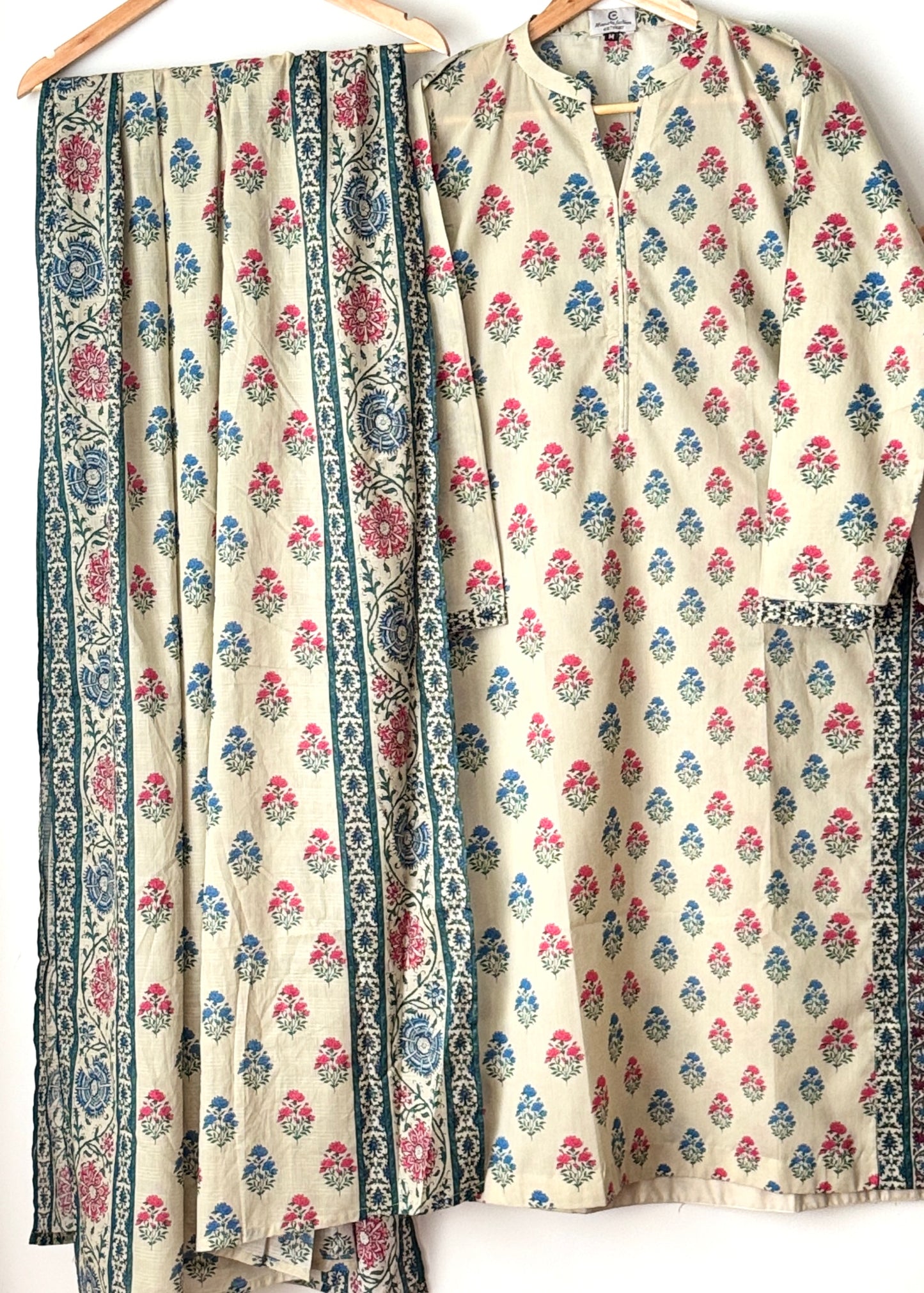 Printed lawn suit 04 - SAPPHIRE