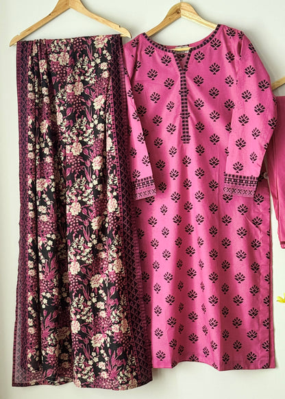 Printed lawn suit 06 - SAPPHIRE