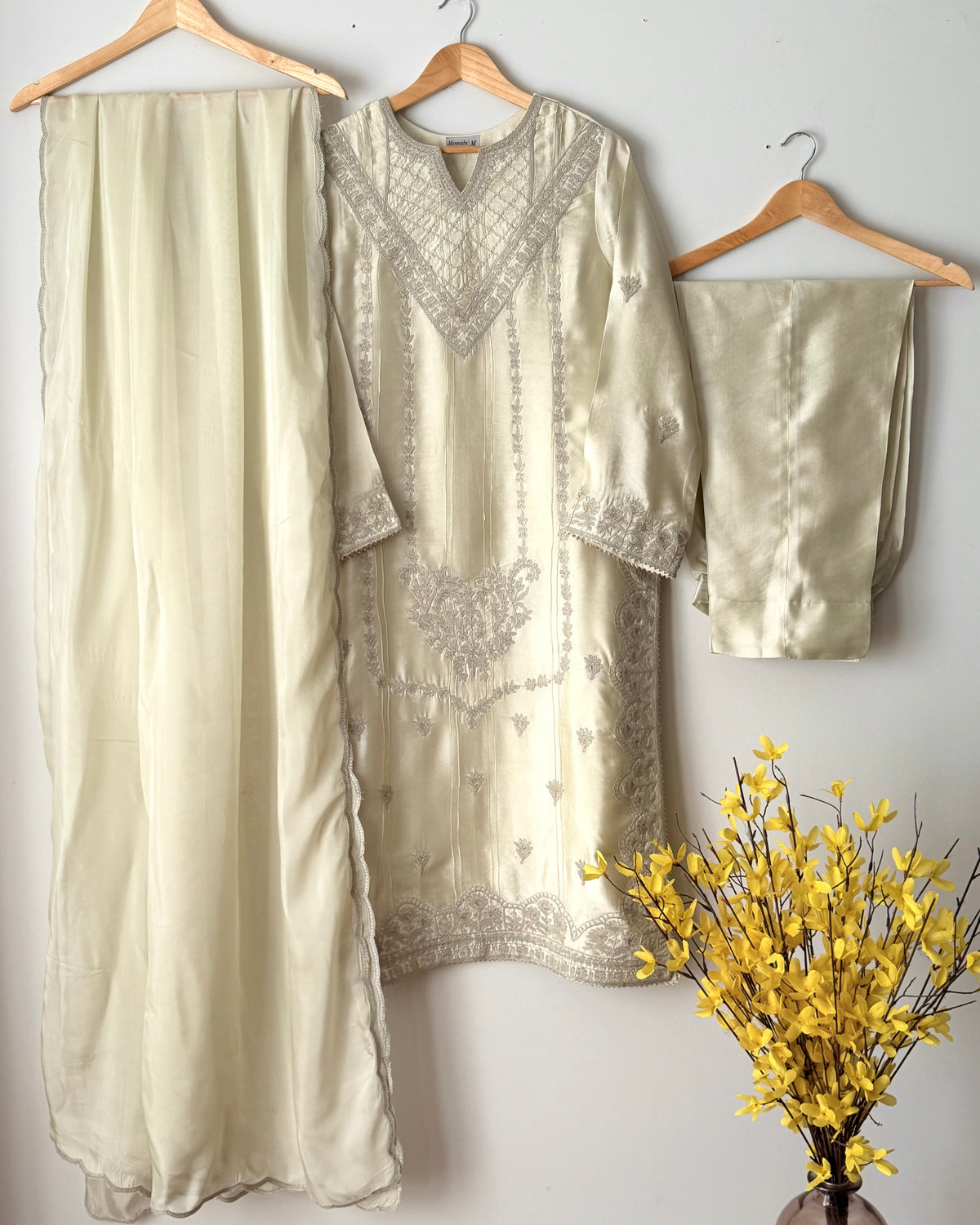 Bahar - Embroidered Sheesha silk