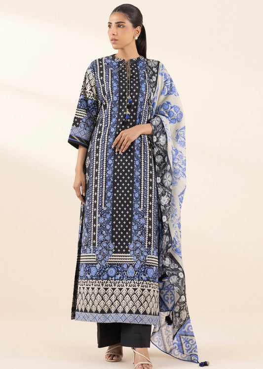 Printed lawn suit 03 - SAPPHIRE