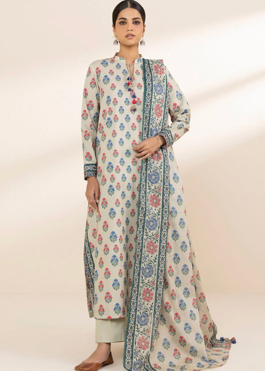 Printed lawn suit 04 - SAPPHIRE