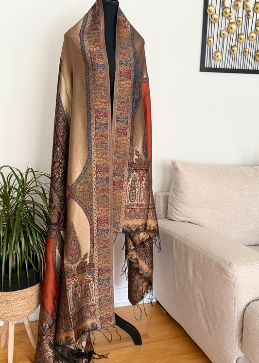 Moonlight Kani pashmina shawl