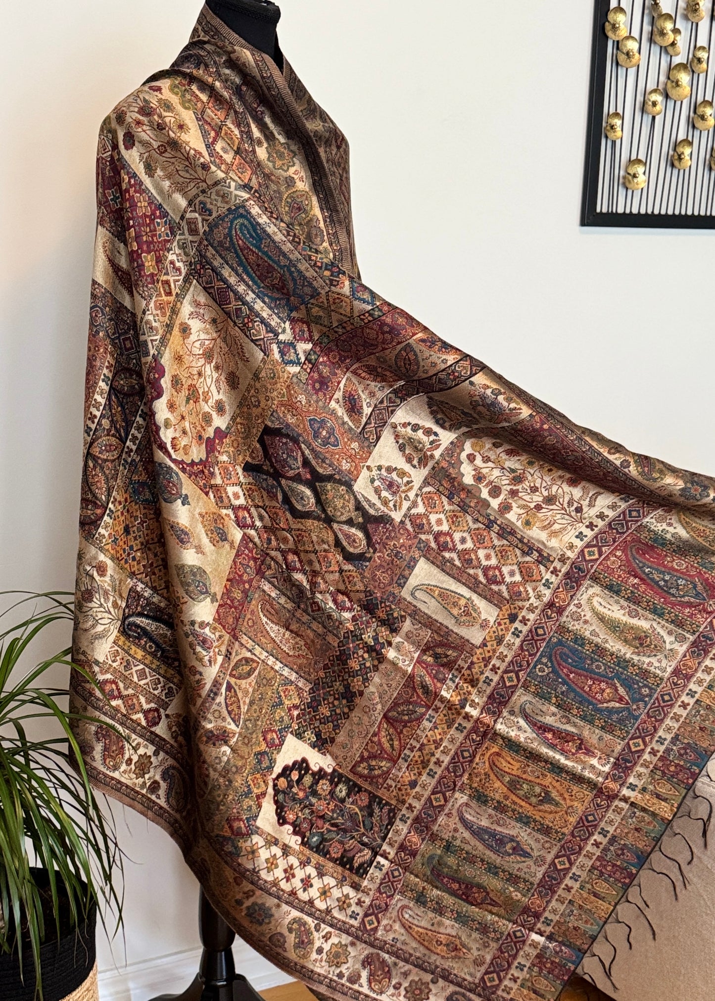 Moonlight Kani pashmina shawl