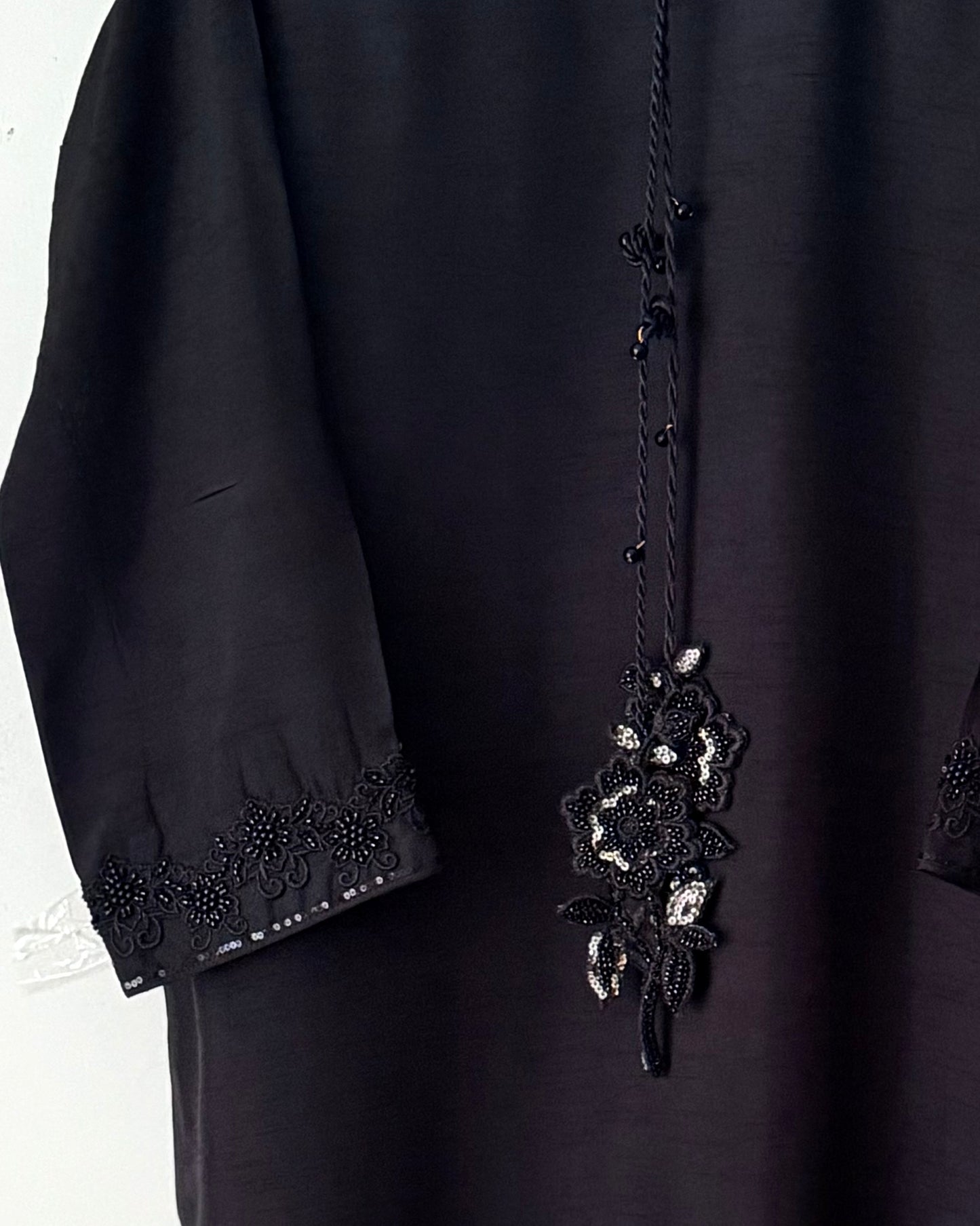 Noir - Korean raw silk