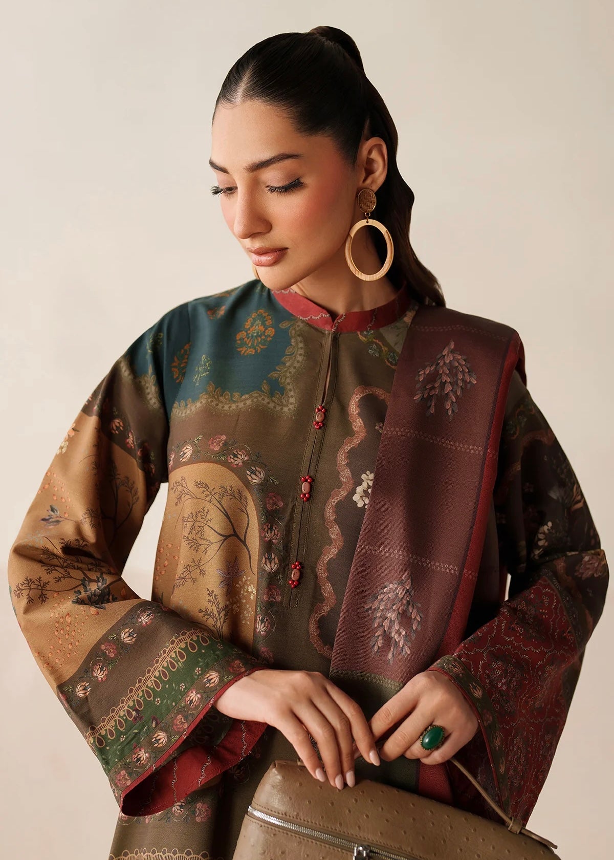 Digital printed viscose - Baroque