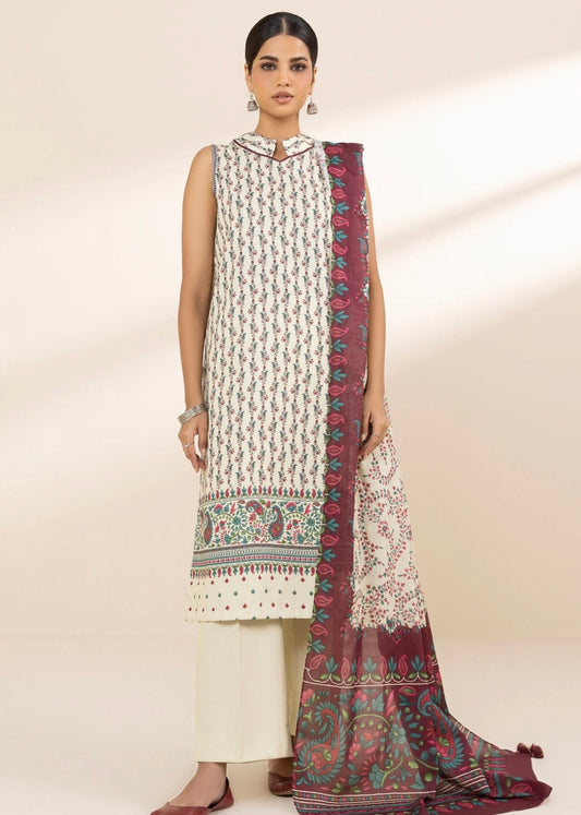 Printed lawn suit 02 - SAPPHIRE