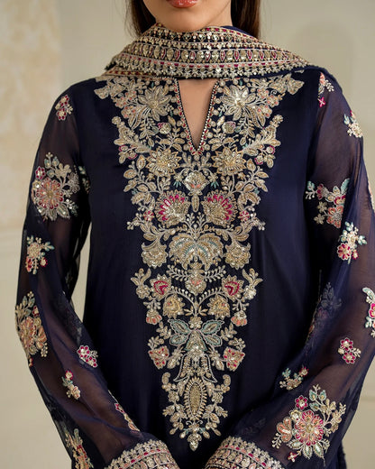 Chiffon embroidered suit - Baroque