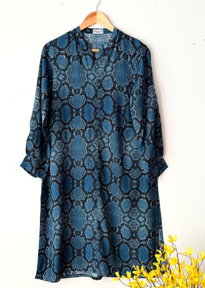 Printed georgette shirt