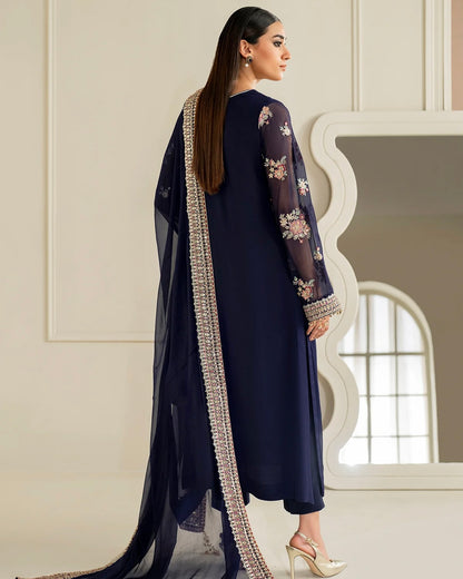 Chiffon embroidered suit - Baroque