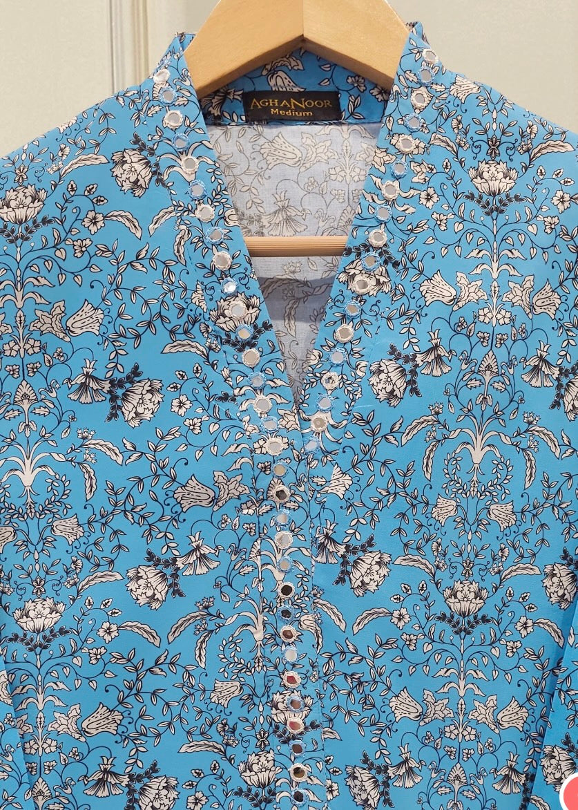 Cambric shirt - Agha noor