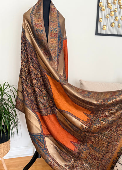 Moonlight Kani pashmina shawl