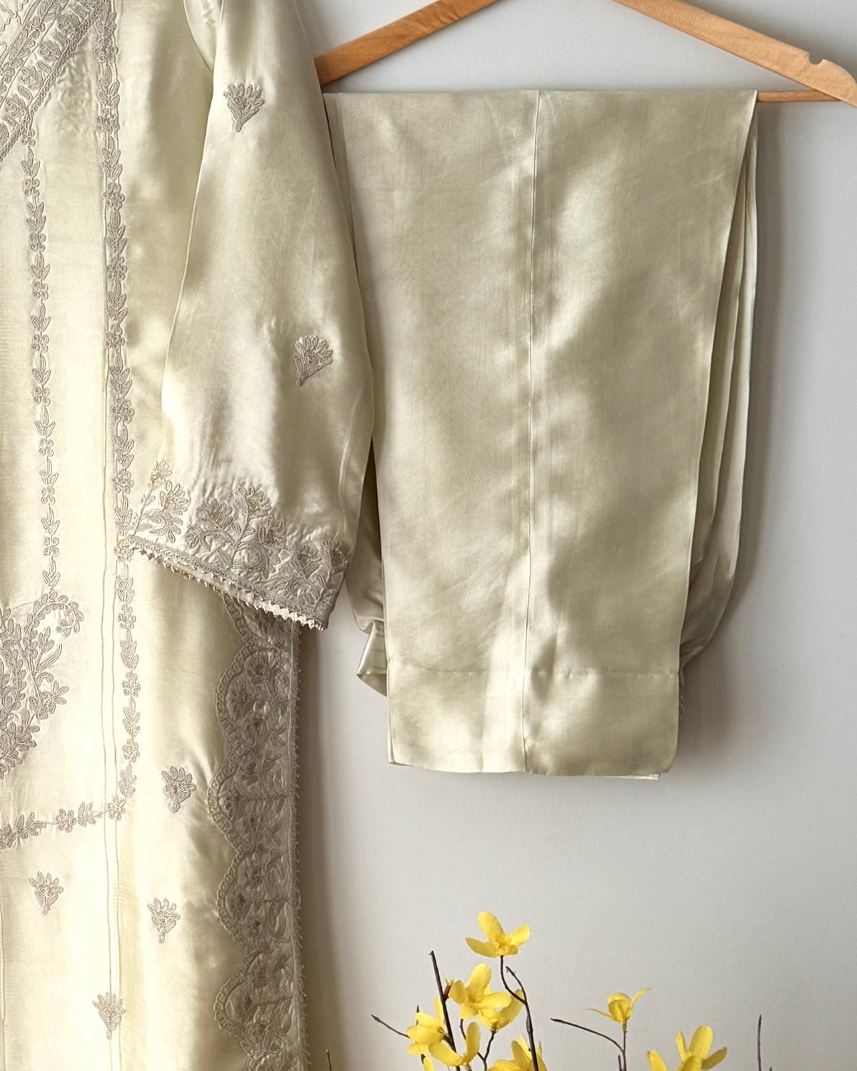 Bahar - Embroidered Sheesha silk
