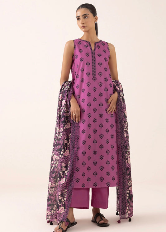 Printed lawn suit 06 - SAPPHIRE