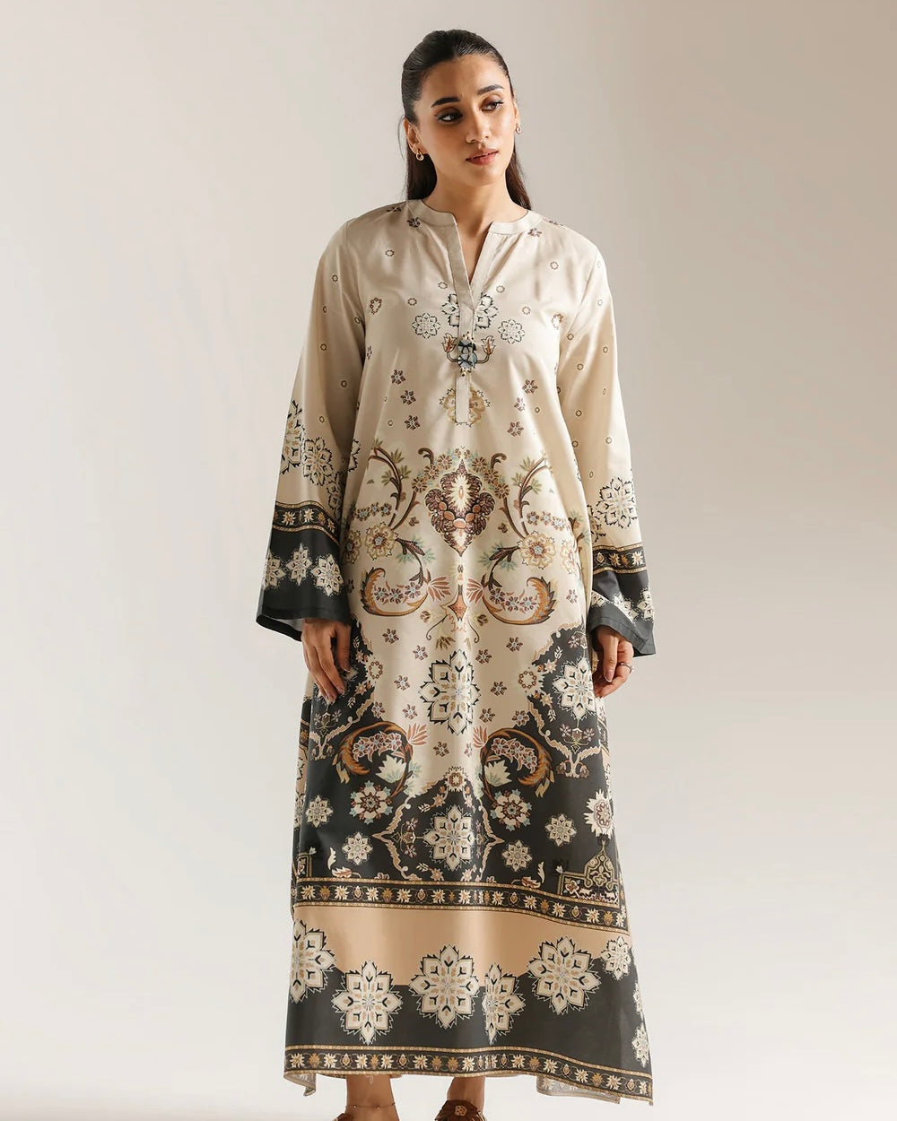 Printed  kaftan