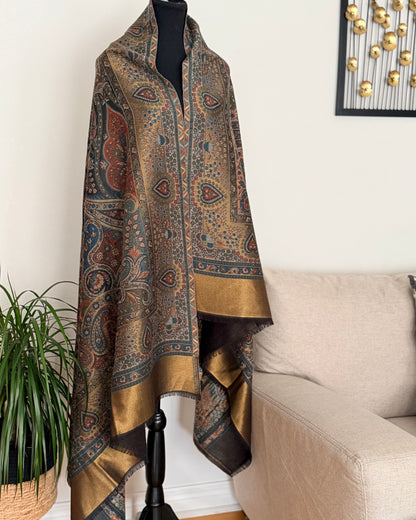 Kani woven jamawar shawl