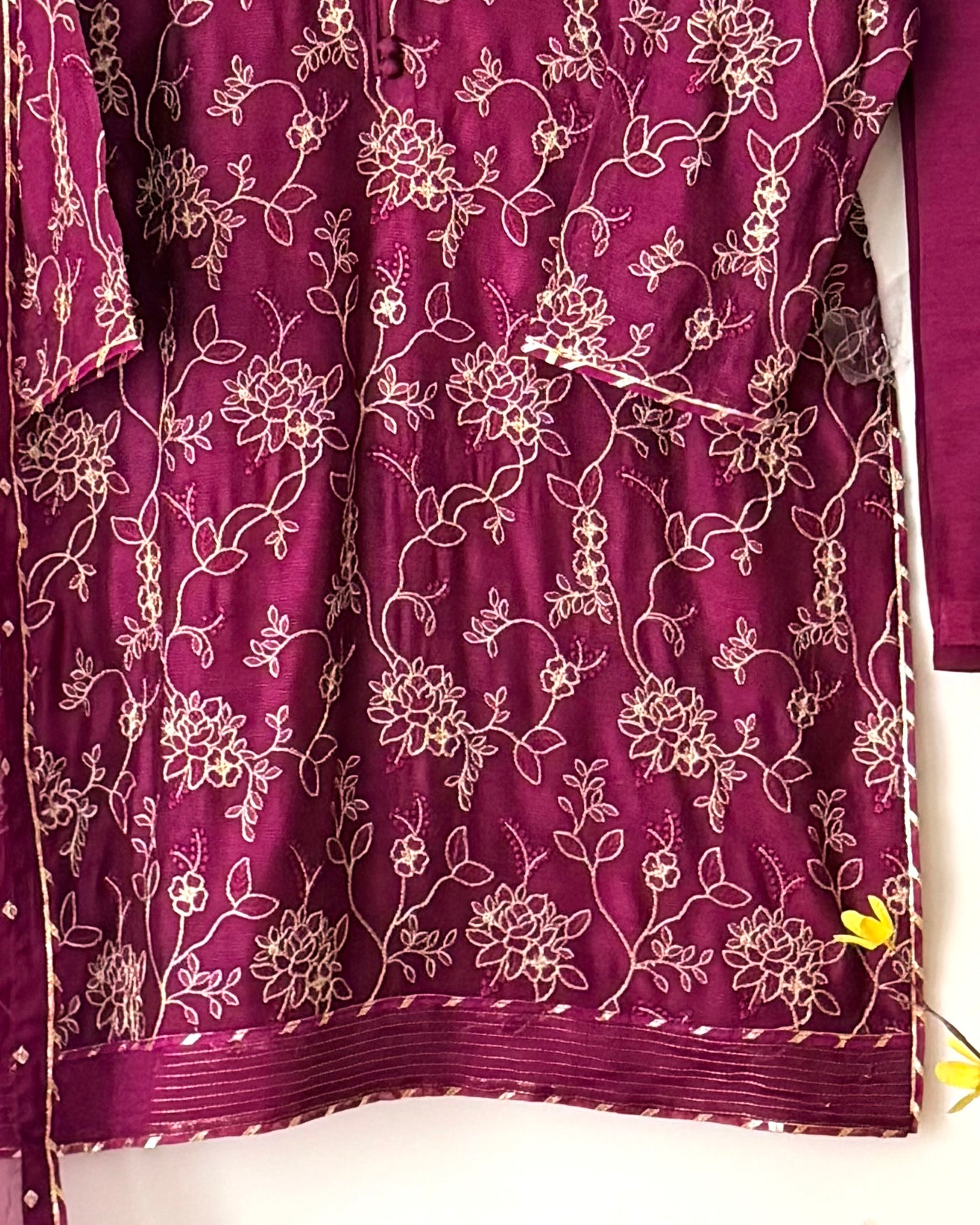 Sitara - Embroidered khaadi net