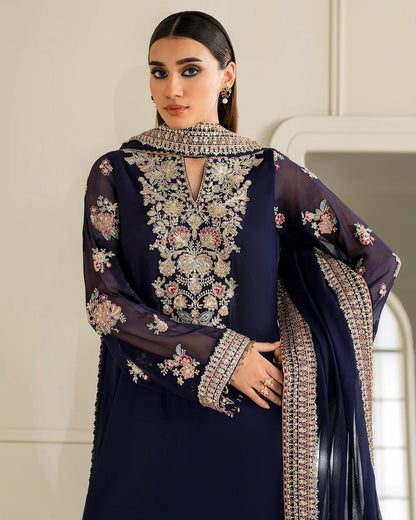 Chiffon embroidered suit - Baroque